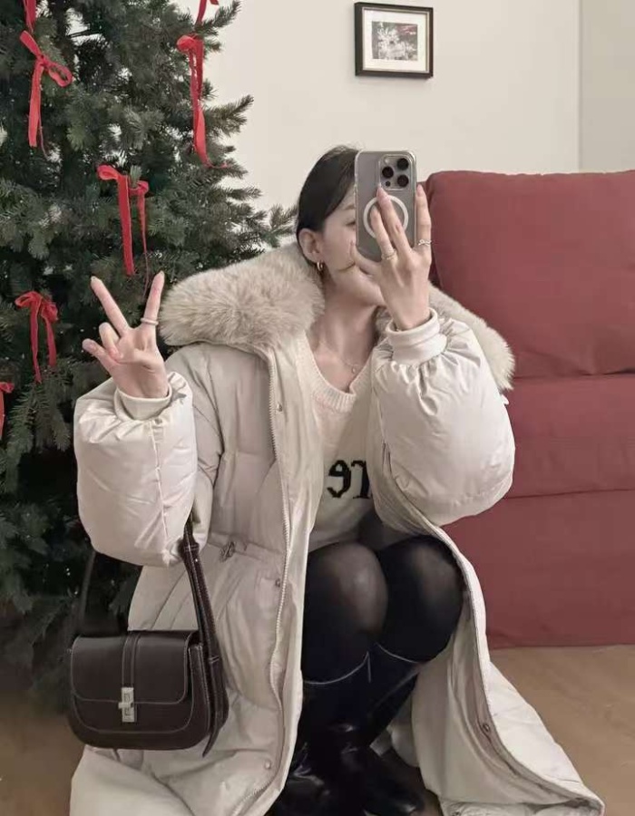 Korean style winter bread clothing pinched waist coat