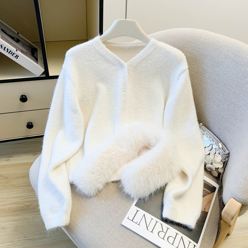 All-match fashion thick sweater loose Casual tops