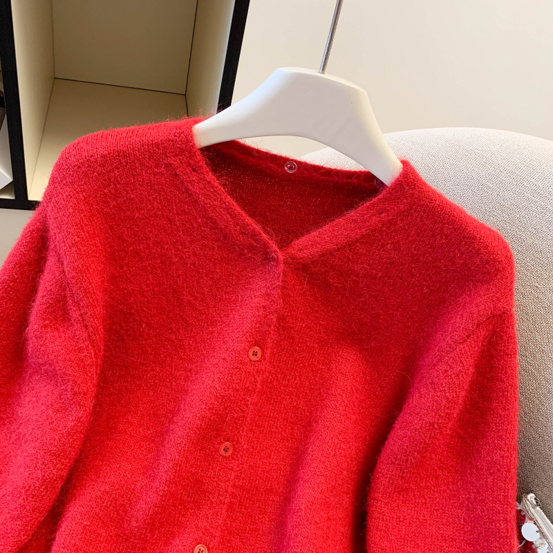 All-match fashion thick sweater loose Casual tops