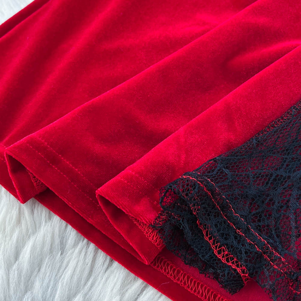 France style dress halter long dress for women