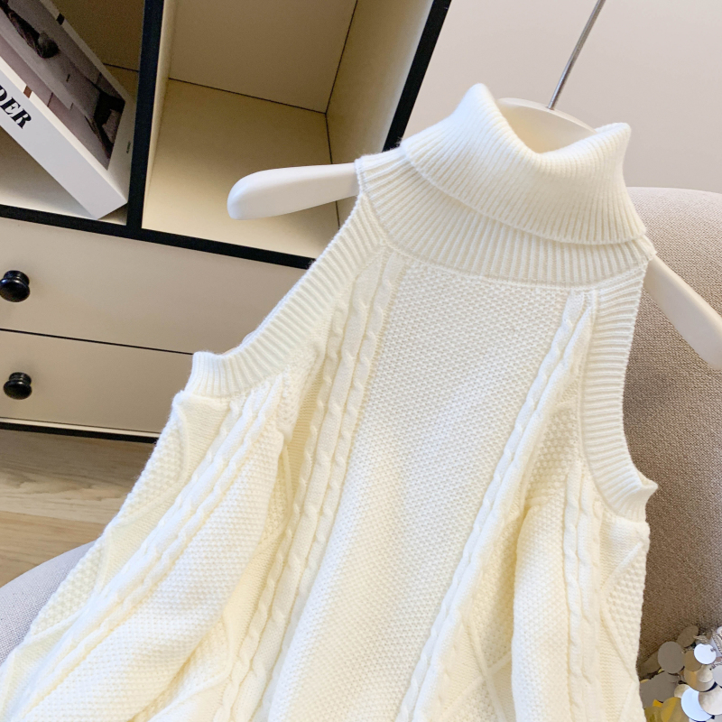 Fashion Western style sweater strapless tops for women