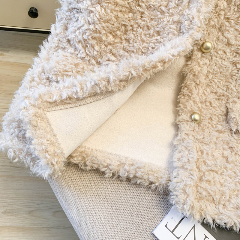 Simple waistcoat outside the ride tops for women