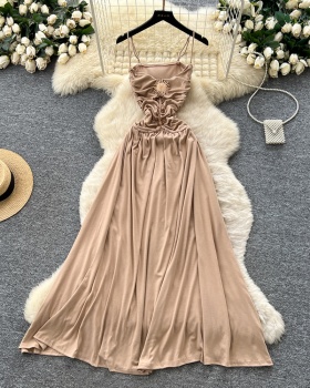 Temperament dress unique long dress for women