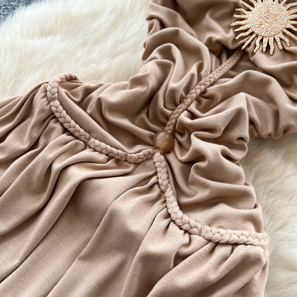 Temperament dress unique long dress for women