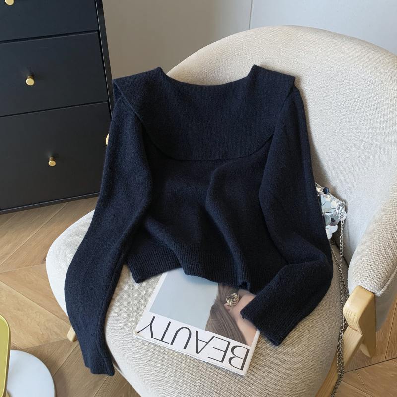 All-match thermal sweater pullover tops for women