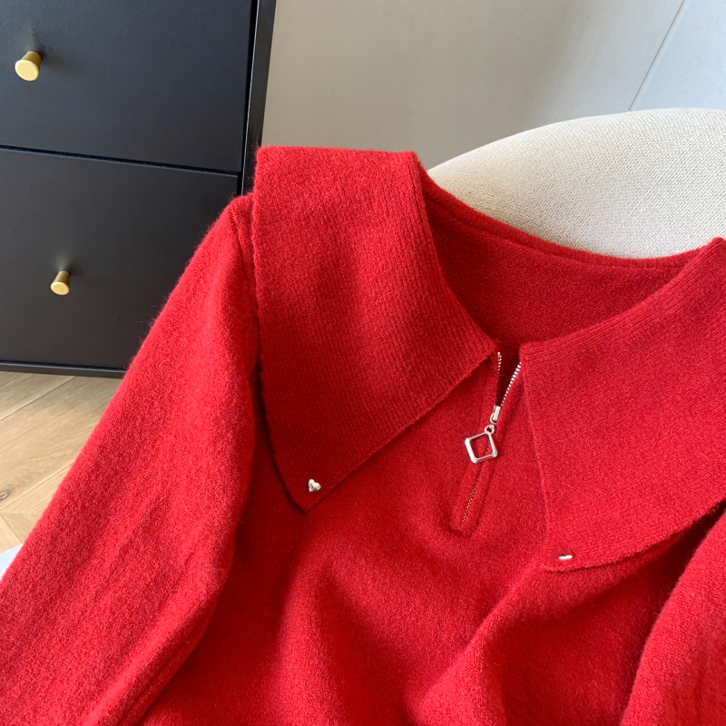 All-match thermal sweater pullover tops for women