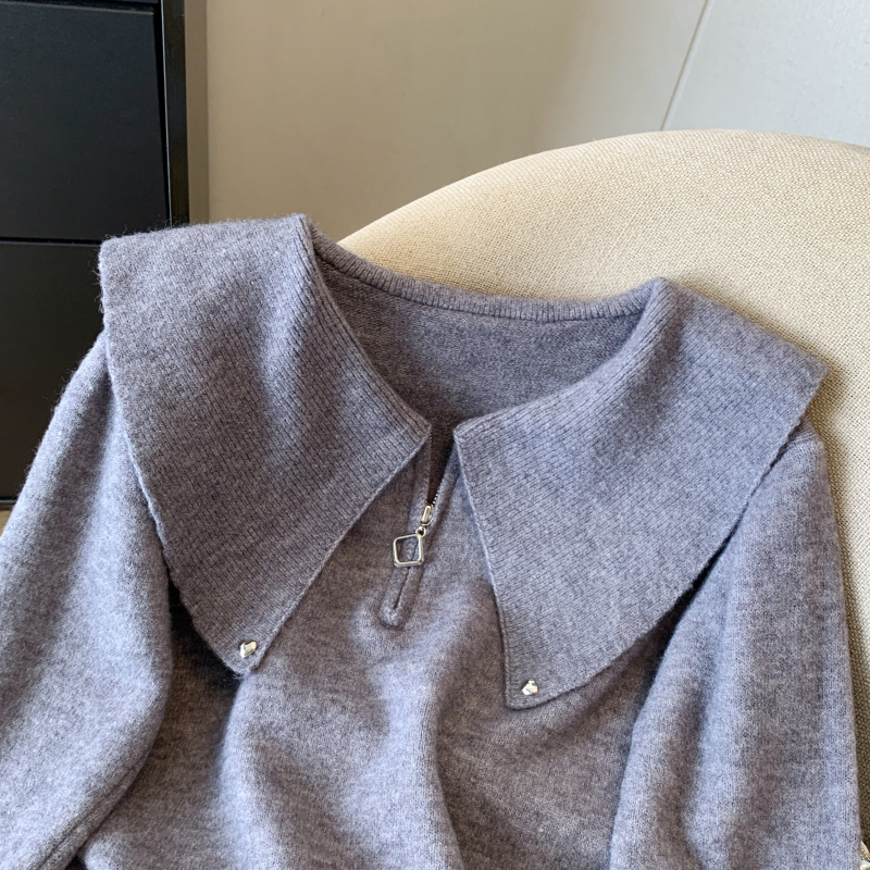 All-match thermal sweater pullover tops for women