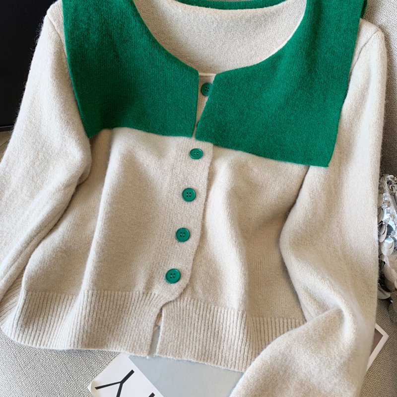 France style lazy sweater niche tops for women