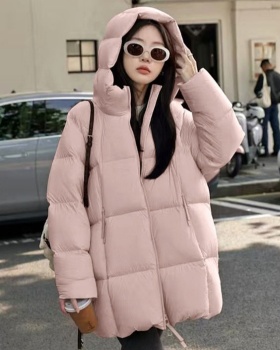 Duck down thick down coat winter hooded coat for women
