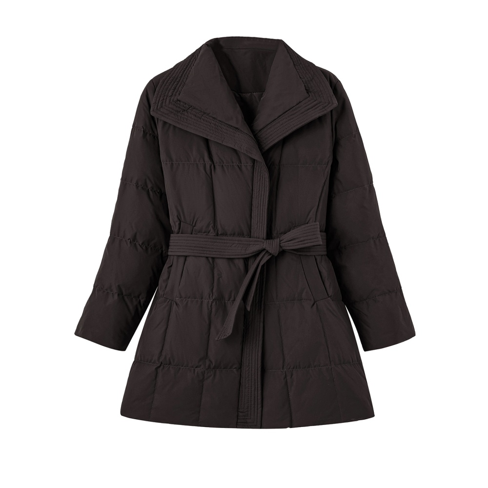 Slim temperament fashion duck down grace long down coat