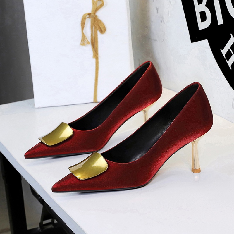 Sexy high-heeled shoes pointed shoes for women