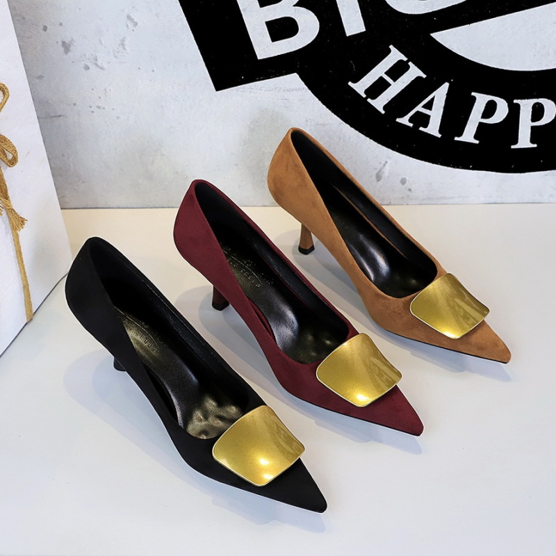 Fine-root footware banquet high-heeled shoes for women