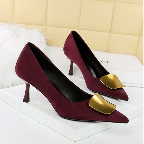 Fine-root footware banquet high-heeled shoes for women