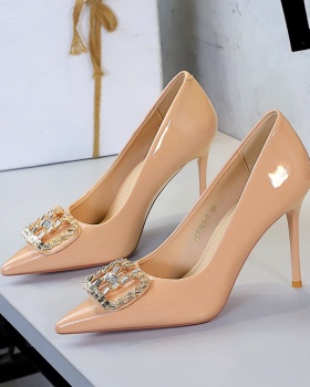 Rhinestone pointed shoes high-heeled fashion high-heeled shoes