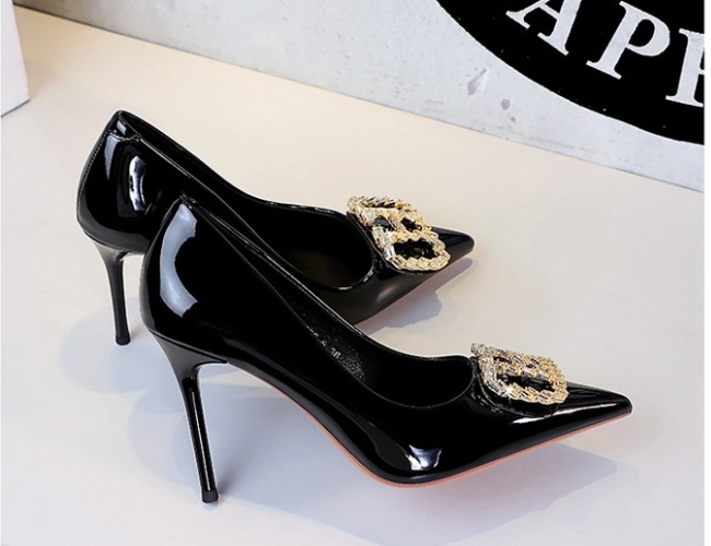 Rhinestone pointed shoes high-heeled fashion high-heeled shoes