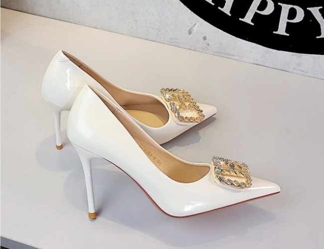 Rhinestone pointed shoes high-heeled fashion high-heeled shoes