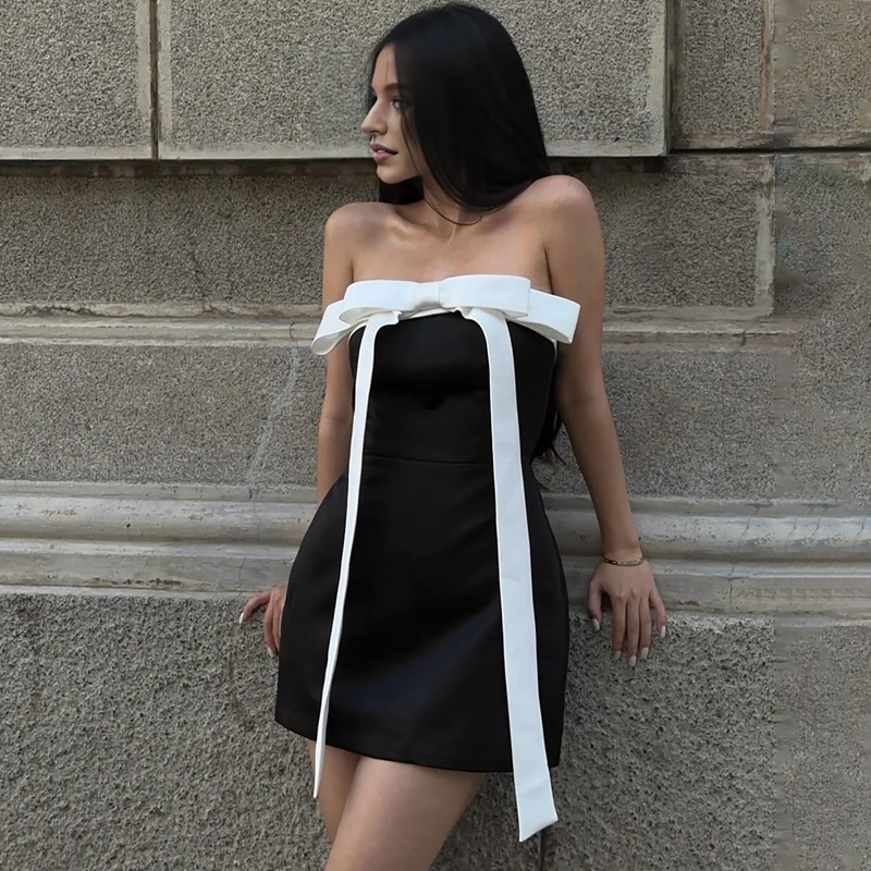 Fashion butterfly bandage dress for women