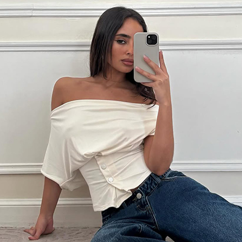 Short sleeve T-shirt European style tops