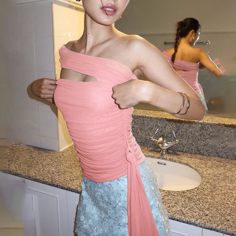 Splice spicegirl winter oblique collar tops for women