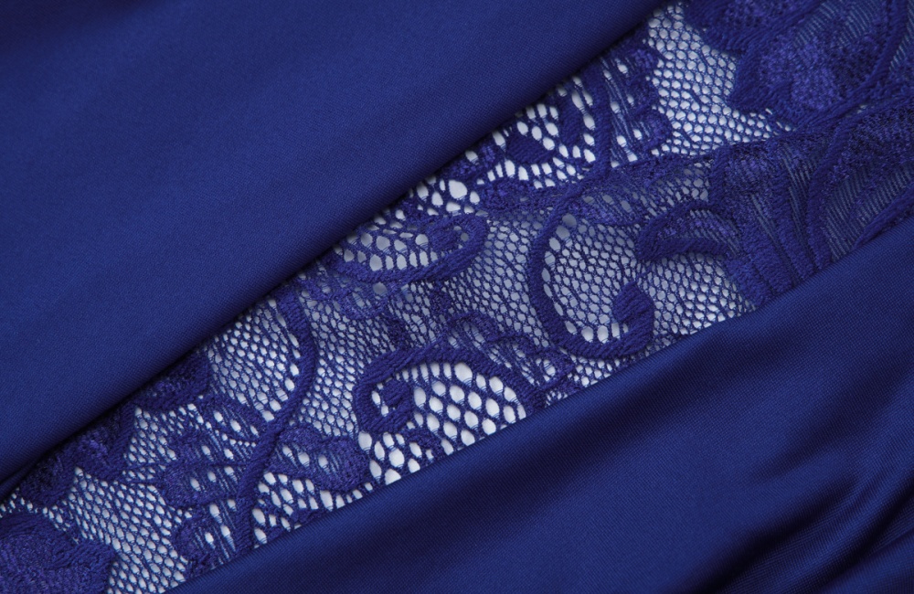 Winter lace France style split halter sexy dress for women