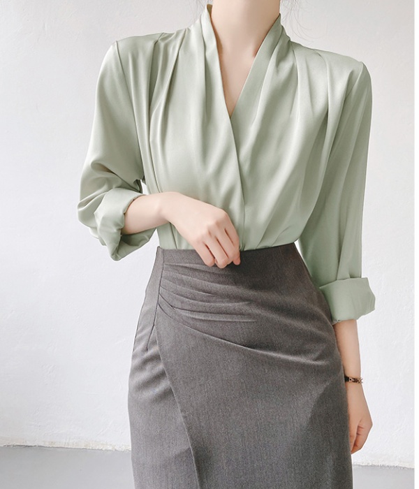 Profession refreshing tops spring and autumn shirt