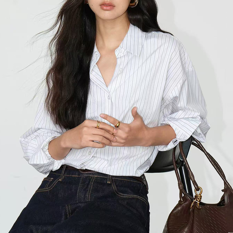 Commuting spring and autumn coat loose shirt