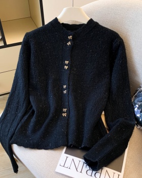 Western style butterfly sweater chanelstyle tops for women