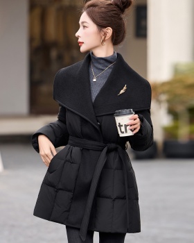 Long winter Casual duck down down coat for women