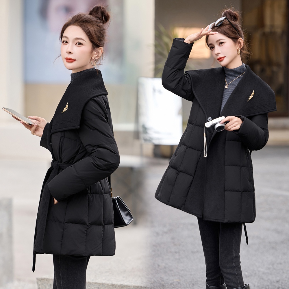 Long winter Casual duck down down coat for women