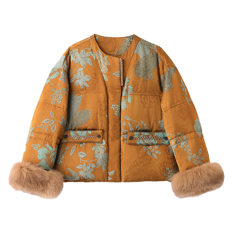 Winter light luxury Chinese style temperament coat