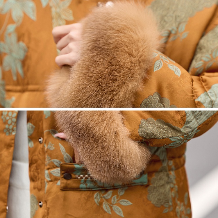 Winter light luxury Chinese style temperament coat