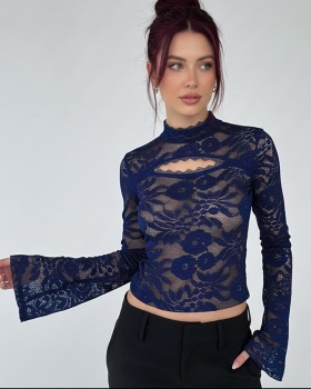 Splice winter fashion European style tops for women