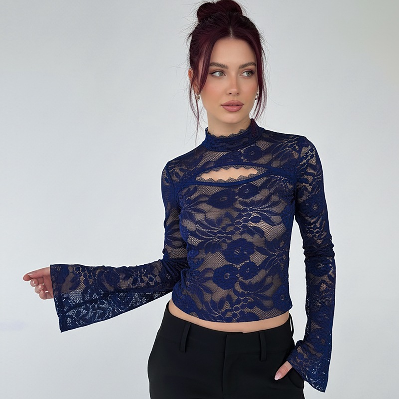 Splice winter fashion European style tops for women