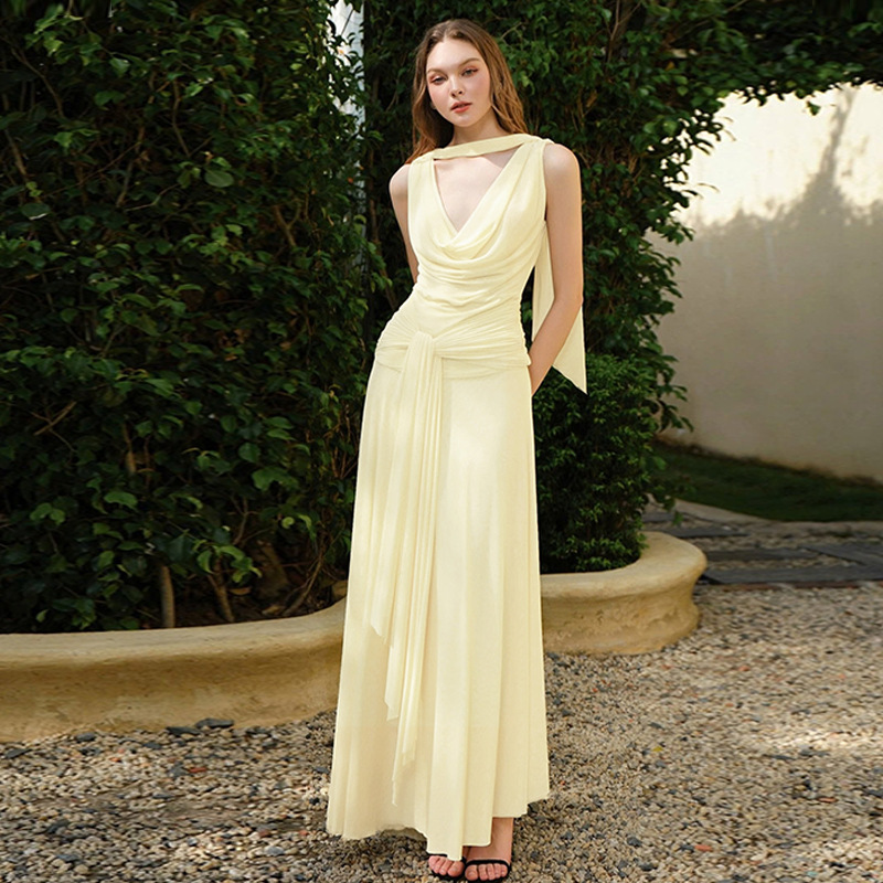 Winter splice European style sexy slim dress for women