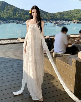 Temperament elegant all-match summer vacation dress
