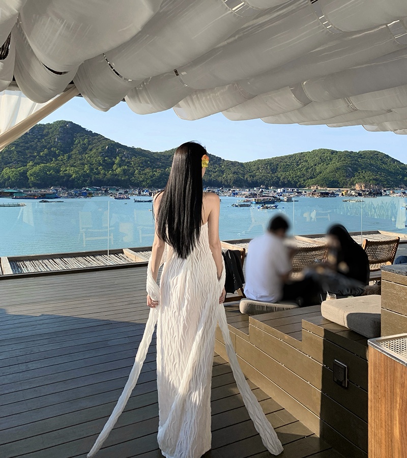 Temperament elegant all-match summer vacation dress