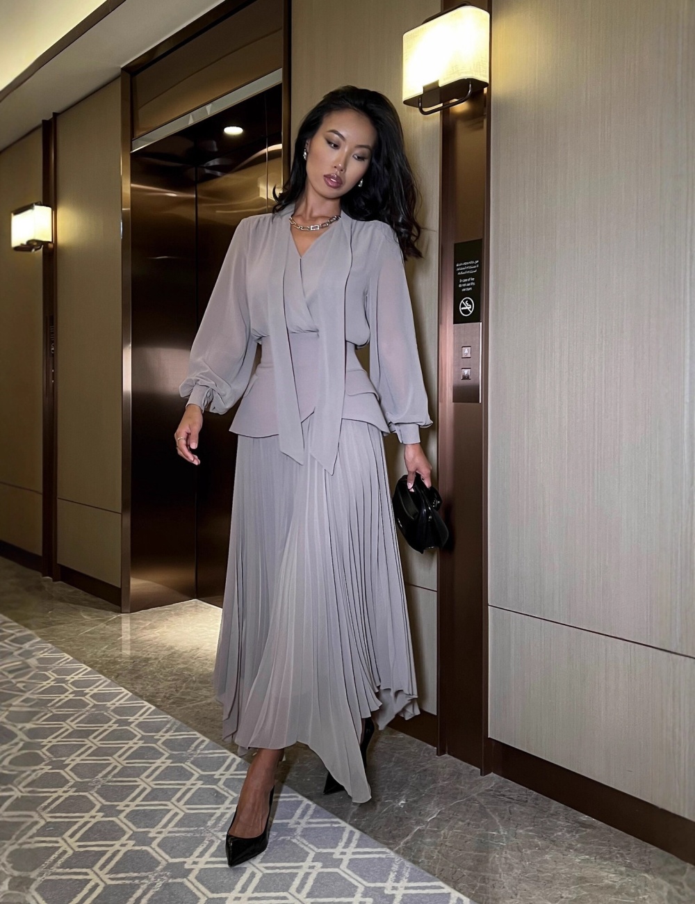 European style tops commuting waistcoat 3pcs set