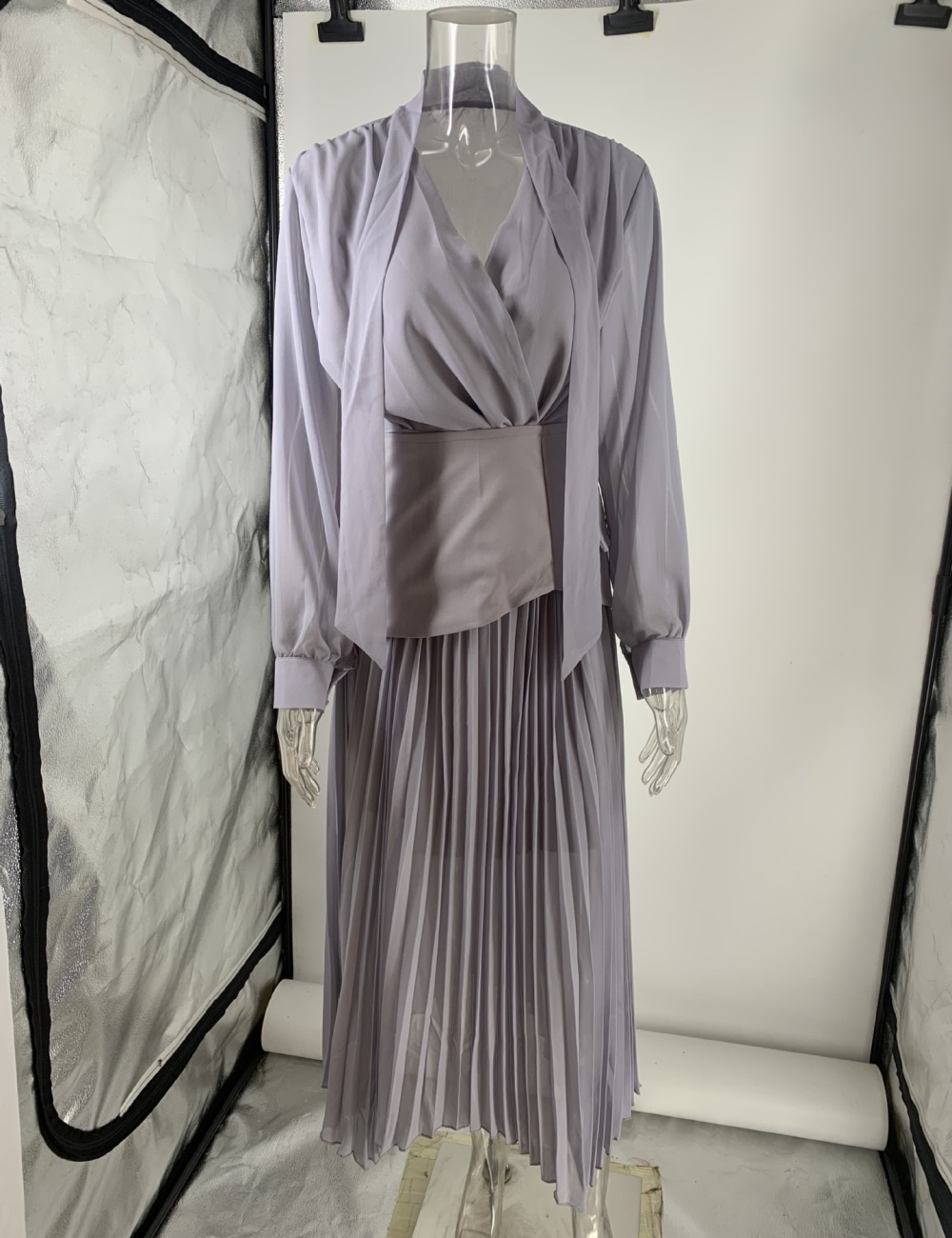 European style tops commuting waistcoat 3pcs set