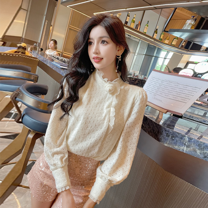 Flowers long sleeve shirts spring shirt