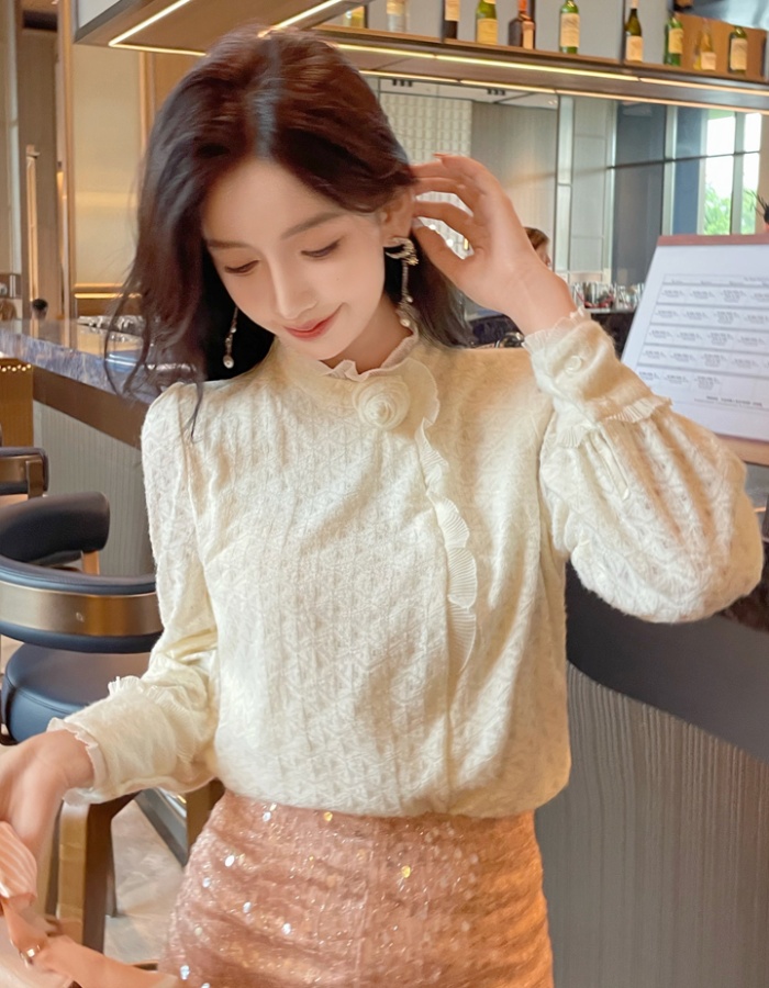 Flowers long sleeve shirts spring shirt