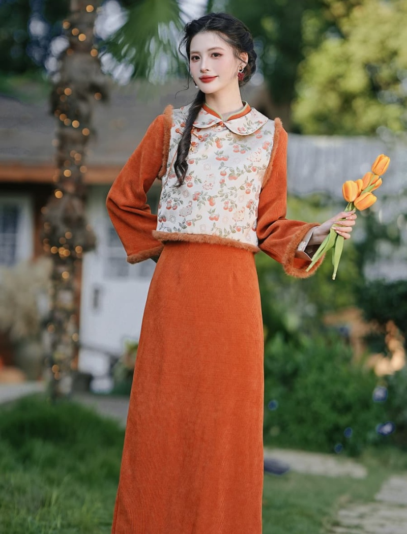 Thick waistcoat 2pcs set