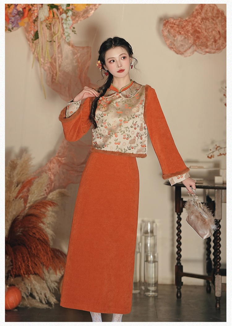 Thick waistcoat 2pcs set