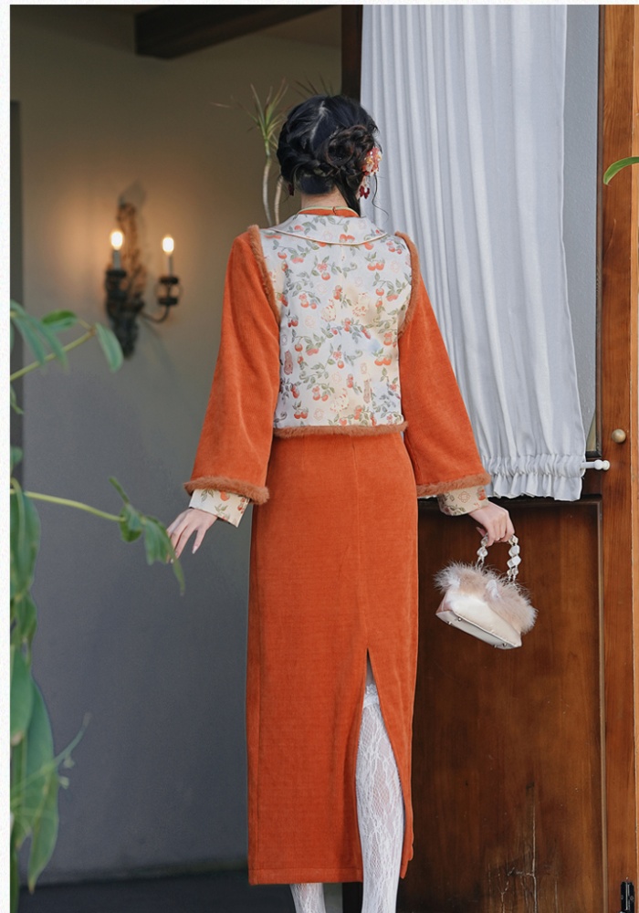 Thick waistcoat 2pcs set