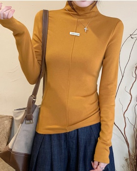 Winter Casual tops all-match thin T-shirt for women