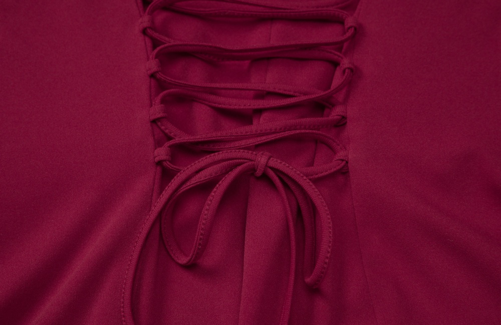 Fashion pure long dress shoulder strap zip dress