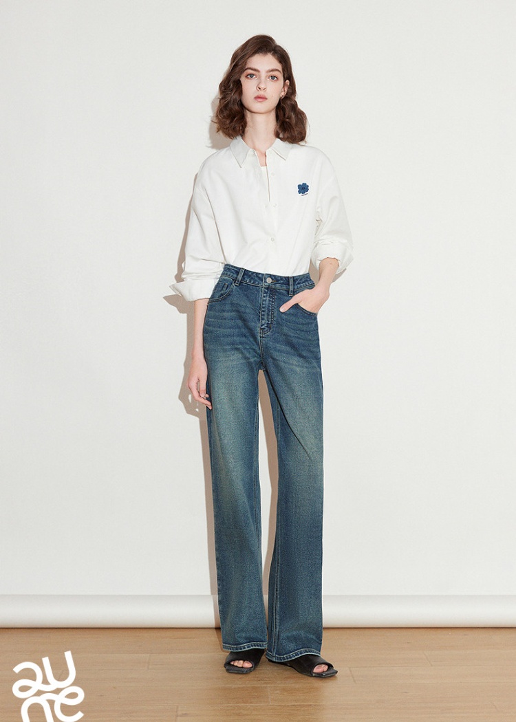 Commuting lapel thin shirt Casual spring tops for women