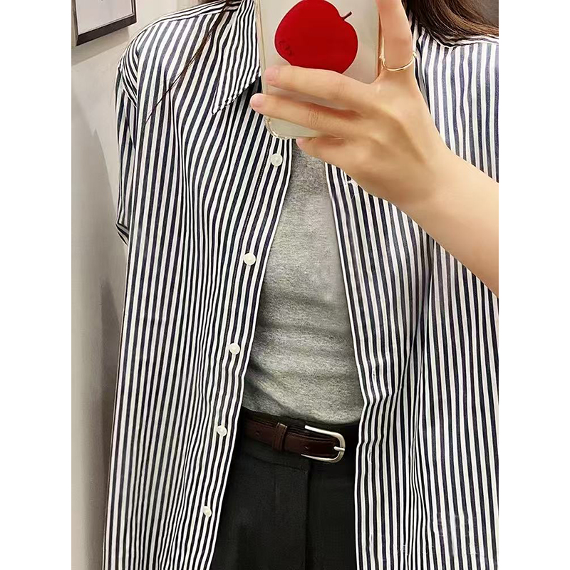 Spring and autumn shirt tops for women