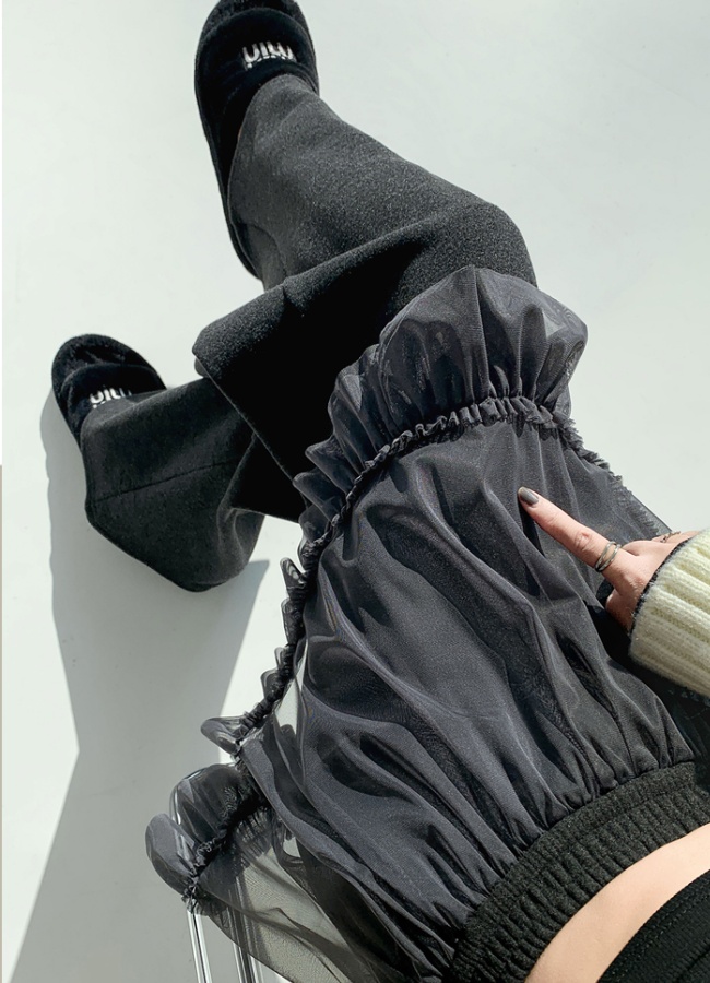 Slim pants cashmere flare pants for women