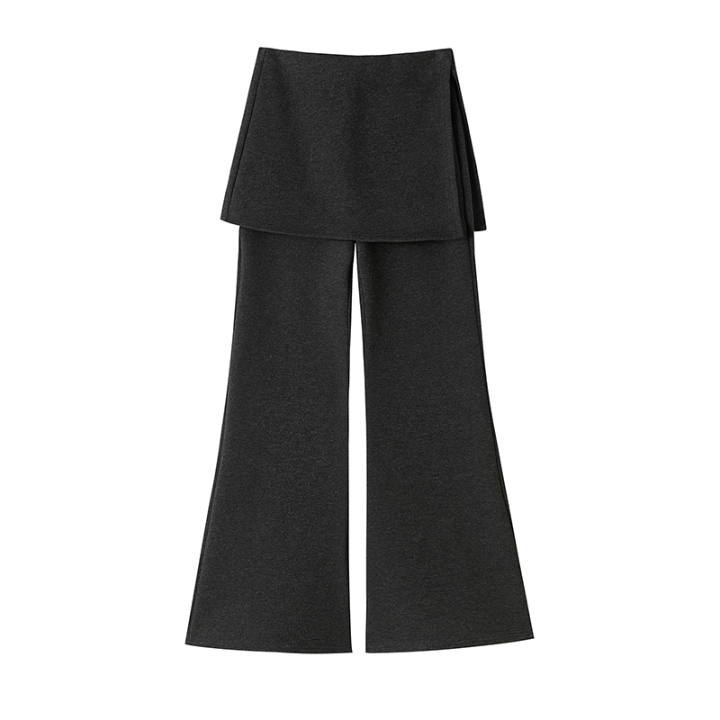 Plus velvet cashmere flare pants winter pants for women