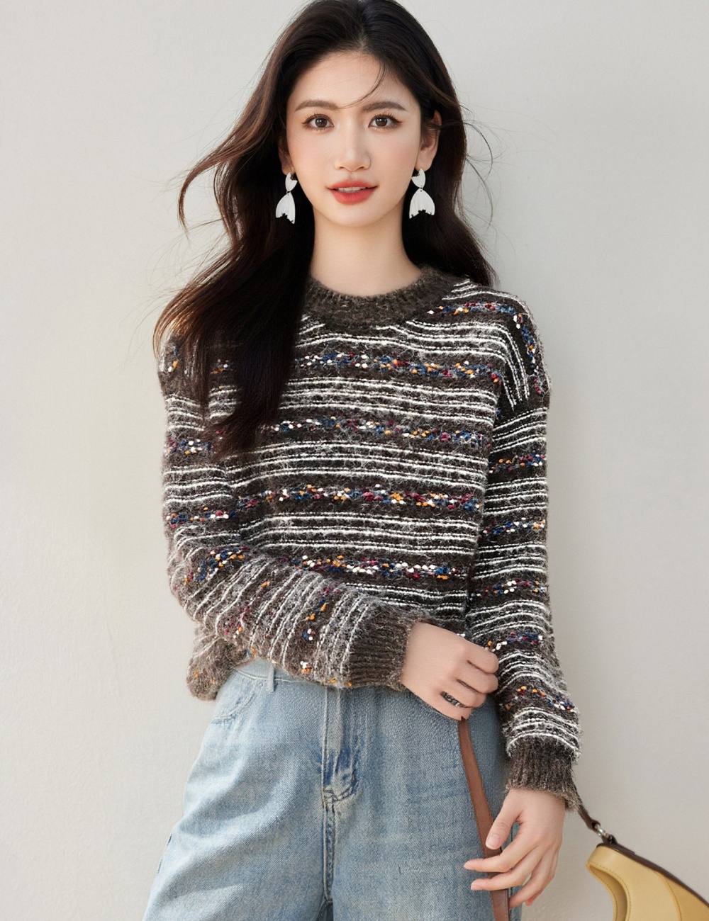 Korean style winter sweater loose bottoming shirt